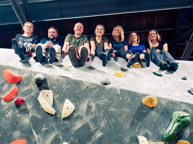 Bouldern im Team