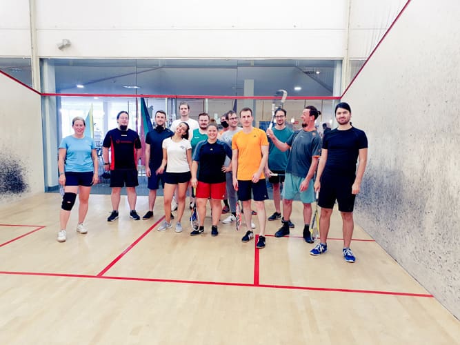 Squash Teamevent